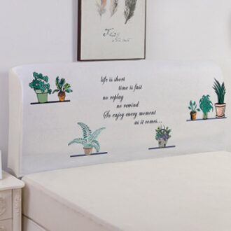 Elastische Stof All Inclusive Cartoon Afdrukken Nachtkastje Covers Nachtkastje Covers Rugleuning Covers Lederen Bedden Zachte Tassen Cover 469921