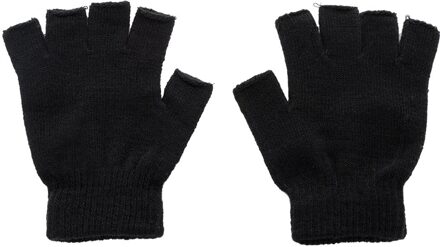 Elastische Stretch Knit Warm Half Vinger Handschoenen Thermische Warm Half Vinger Vingerloze Handschoenen Mitten Handschoenen Zonder Mitten