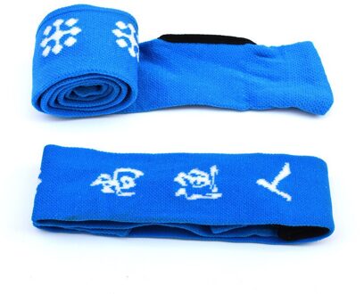 Elastische Telescopische Hengel Zak Hengel Cover Houder Vissen Accessoires Protector blauw