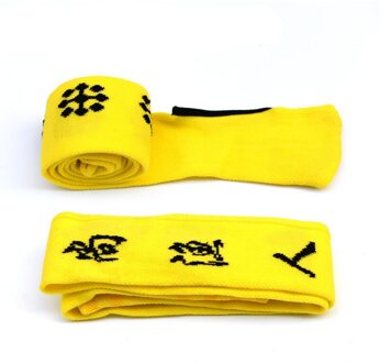 Elastische Telescopische Hengel Zak Hengel Cover Houder Vissen Accessoires Protector geel