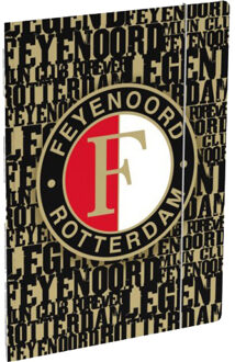 Elastomap Feyenoord A4 Zwart/goud