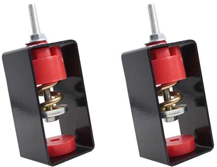 Elastomeer Hanger-Lente Vibration Isolator - Anti Trillingen Plafond Opgeschort Gemonteerd-Studio, home Theater (2 Pack)