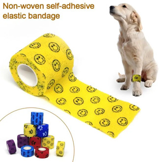 Elastoplast Outdoor Cartoon Non-woven Self-adhesive Elastic Bandage 5CM X 4.5M Camouflage Waterproof Multi-functional Bandage