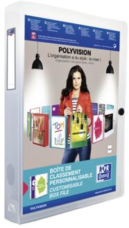 Elba Verzamelbox Oxford Polyvision 40mm met insteektas transparant