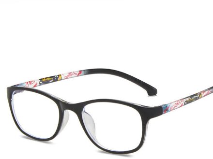 Elbru Kinderen Oval Frame Anti-Blauw Licht Optische Glazen Kinderen Retro Transparante Brillen Kinderen Online Klasse Bril 02