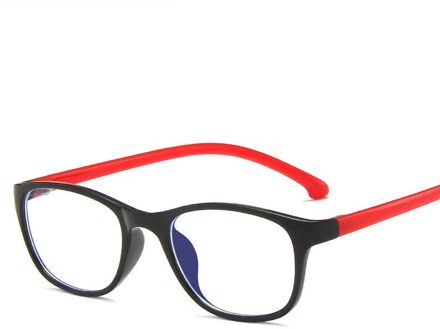 Elbru Kinderen Oval Frame Anti-Blauw Licht Optische Glazen Kinderen Retro Transparante Brillen Kinderen Online Klasse Bril 03