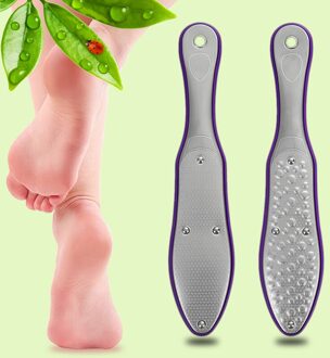 Elecool 4 Stks/partij Rvs Voetrasp Eelt Dead Skin Remover Exfoliërende Pedicure Handmatige Voet Bestand 26 Cm Voetverzorging tool