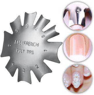 Elecool Franse Tip Lijn Edge Cutter Stencil Trimmer Tool Glimlach Vorm Clipper Multi-Size Styling Vormen Nail Art gereedschap 02