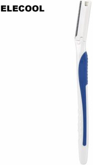 Elecool Make-Up Wenkbrauw Trimmer Make Up Kit Rvs Snijden Dames Eye Brow Shaper Scheermes Make-Up Wenkbrauw