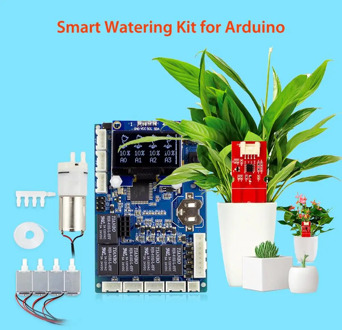 Elecrow Automatic Smart Plant Watering Kit for Arduino Garden DIY Program Flower Watering Device Capacitive Soil Moisture Sensor