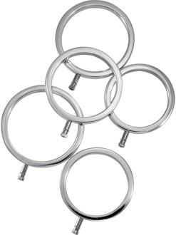 ElectraStim Set van massieve metalen cockringen