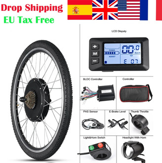 Electric Bike Conversion Kit Rear Wheel Motor 36V/48V 500W Hub motor wheel e bike conversion kit 48V 20inch/26inch Bike kits