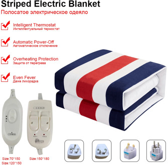 Electric Blanket Plush Double Heated Blanket Security Electric Blanket Thicker Single Electric Mat Body Warmer Heater for Winter