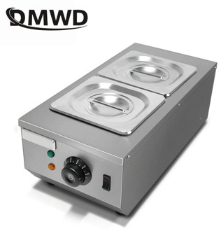 Electric Chocolate Cheese Melting Machine Heater Commercial Double Hot Pot Fountain Boiler Dipping Cylinder Melter Pan Warmer EU