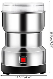 Electric Coffee Grinder Multifunction Stainless Steel Blade Cafe Spice Mill Blender Nut Bean Seeds Grinding Smash Machine