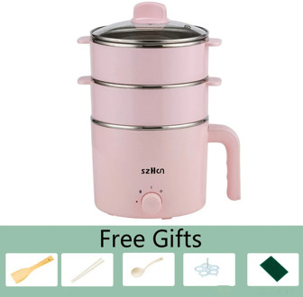 Electric Cooker Dormitory Multi+cooker Household Multicooker For Hot Pot Cooking And Frying And Steak Office Easy Cooking 220V