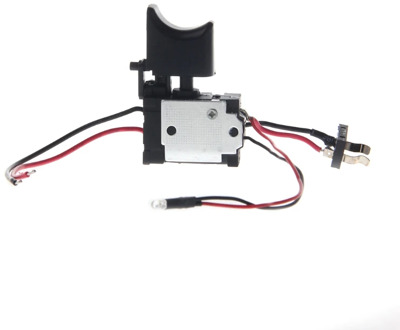 Electric Drill Dustproof Speed Control Push Button Trigger Switch DC 7.2-24V Cordless Drill Switch