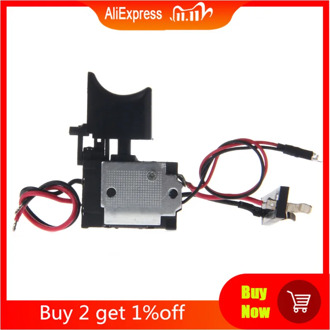 Electric Drill Dustproof Speed Control Push Button Trigger Switch DC 7.2-24V Hot