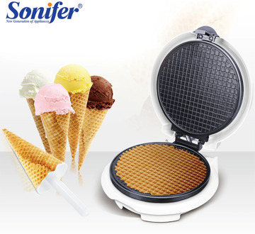 Electric Egg Roll Maker Crispy Omelet Mold Crepe Baking Pan Pancake Bakeware DIY Ice Cream Cone Machine Pie Frying Grill Sonifer