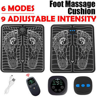 Electric EMS Foot Massager Pad Feet Muscle Stimulator Foot Massage Mat Improve Blood Circulation Relieve Ache Pain Health Care