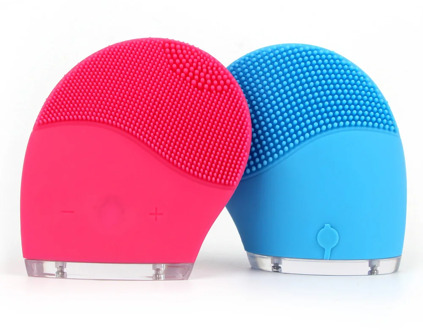 Electric Face Cleansing Brush Silicone Face Washing Brush Facial Spa Cleanser Vibrating Massager Pore Cleaning Skin Care