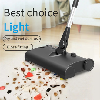 Electric Floor Sweeper Cleaner Vacuum Rechargeable Wireless Hand Push Vacuum Cleaner Household Electric Mop Broom Robot