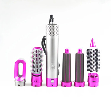 Electric Hair Dryer Blow Dryer Hair Curling Iron Rotating Brush Hairdryer Hairstyling Tools Professional 5 In 1 hot-air brush