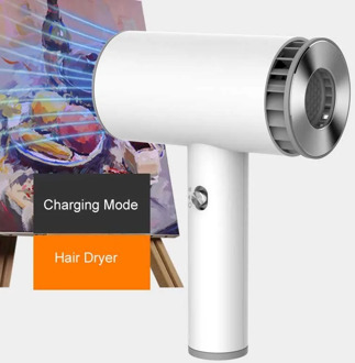 Electric Hair Dryer Portable Wireless USB Rechargeable Quick Dry Low Noise Blow Dryer Smart Cordless Travel Hair Dryer 2-Mode