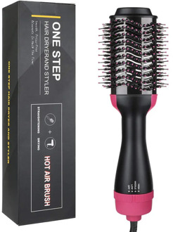 Electric Hair Straighter Comb 3 in 1 Multifunction Negative Ion Hair Dryer and Volumizer Hair Curler Brush Wet And Dry Use