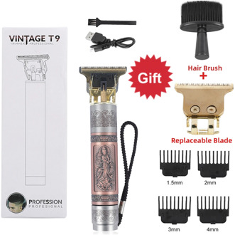 Electric Hair Trimmer Clipper USB Rechargeable Hair Clipper Cordless Shaver Trimmer Men Barber Hair Cutter Machine Set Tool Gift