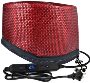 Electric Heating Hair Dryer Cap Timing Adjustable Temperature With Lcd Monitor Evaporation Cap Steamer Cap For Home Barbershop U