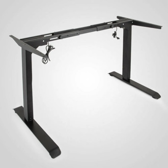 Electric Height Adjustable Standing Desk Frame Dual Motor and Memory Control
