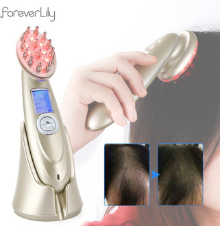 Electric Laser Hair Growth Comb Infrared EMS RF Vibration Massager Microcurrent Hair Care Hair Loss Treatment Hair Regrowth