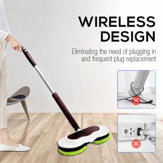 Electric Mop Intelligence Electric Mop Smart Electric Mop Dry and Wet Dual-Use Wireless 360° Rechargeable Premium Water Tank