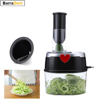 Electric Multifunctional Vegetable Cutter Stainless Steel Chopper Blades Kitchen Tool Spiral Vegetable Cutter Salad Maker