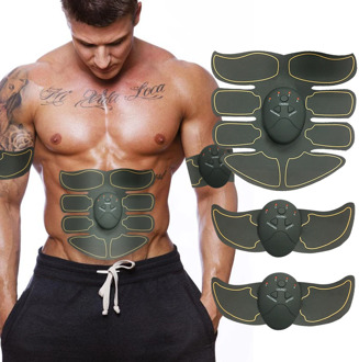 Electric Muscle Stimulator Pad Massager Abdominal EMS Hip Trainer Fitness Buttock Shaper Wireless Weight Loss Vibrator Body Slim