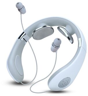 Electric Neck Massager Earphone Bluetooth Cervical Smart Neck Back Body Massage Neckband For Back Pain Relief Tool Relaxation wit