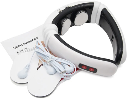 Electric Neck Massager & Pulse Back 6 Modes Power Control Far Infrared Heating Pain Relief Tool Health Care Relaxation Machine