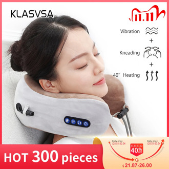 Electric Neck Massager U shaped Pillow Multifunctional Portable Shoulder Cervical Massager Outdoor Home Car Relaxing Massage