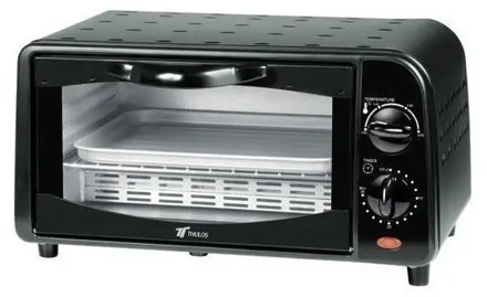 Electric oven 9L TH-HE09L black electrodomestics Thulos ovens