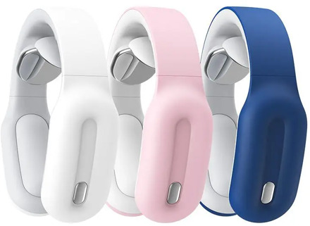 Electric Pulse Neck Massager Rechargeable USB Cervical Traction Therapy Massage Stimulator Pain Relief Heating Function