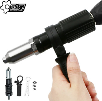 Electric Rivet Gun 2.4mm-4.8mm rivet nut gun drill adapter Cordless riveting tool Insert Nut Pull Rivet Tool