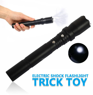 Electric Shock Batons Stick Shocking Flashlight Shocker 2-In-1 Electric Anti-stress Gadget Joke Prank Trick Toy Novelty Kids Toy