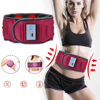 Electric Slimming Belt Lose Weight Fitness Massage X5 Times Sway Vibration Abdominal Belly Muscle Waist Trainer Stimulator