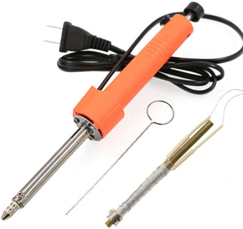 Electric Solder Iron Vacuum Solder Sucker Welding Desoldering Pump Gun 220V 30W Demolition Component Chip Motherboard Repairing