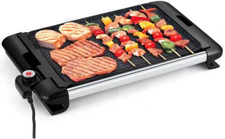 Electric Table Griddles Cooker Household Multi-purpose Barbecue Dish Smokeless Non-stick Electric BBQ Grill Pan Wave Plate 1800w