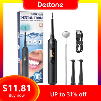 Electric Tooth Clearner Ultra Sonic Dental Scaler Tooth Calculus Remover Cleaner Tooth Stains tartar scraper Whiten Teeth Tartar