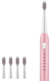 Electric Toothbrush Adult Rechargeable Toothbrush Sonic Automatic Soft Toothbrush Waterproof Usb Charging