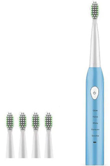 Electric Toothbrush Adult Rechargeable Toothbrush Sonic Automatic Soft Toothbrush Waterproof Usb Charging