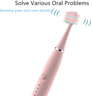 Electric Toothbrush Rechargeable Ultrasonic Washable Electronic Whitening Waterproof Teeth Brush Toothbrush Head Replaceable